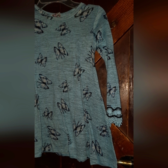 🍀3/15 Kint Works Butterfly Long Sleeve Shirt 🦋 - Picture 5 of 10